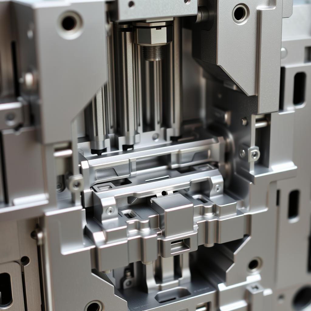 High-volume multi-cavity injection mold with sophisticated cooling system