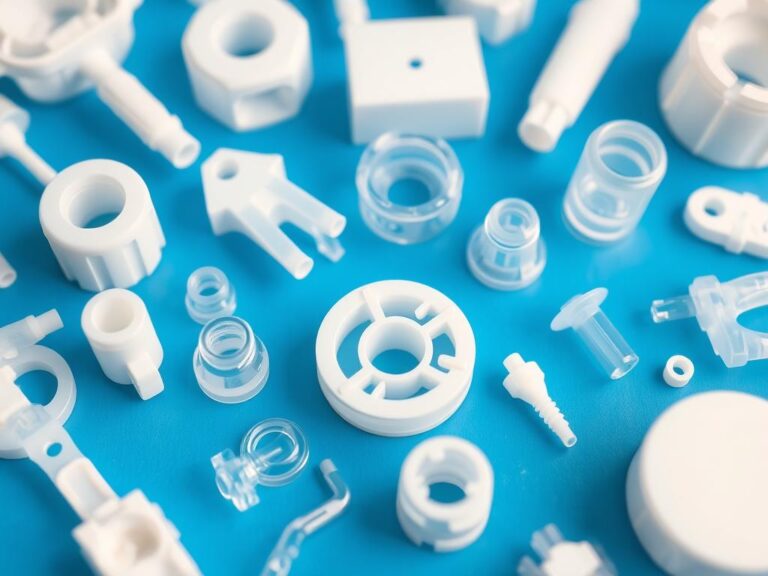 Medical-grade plastic components produced with specialized injection molds