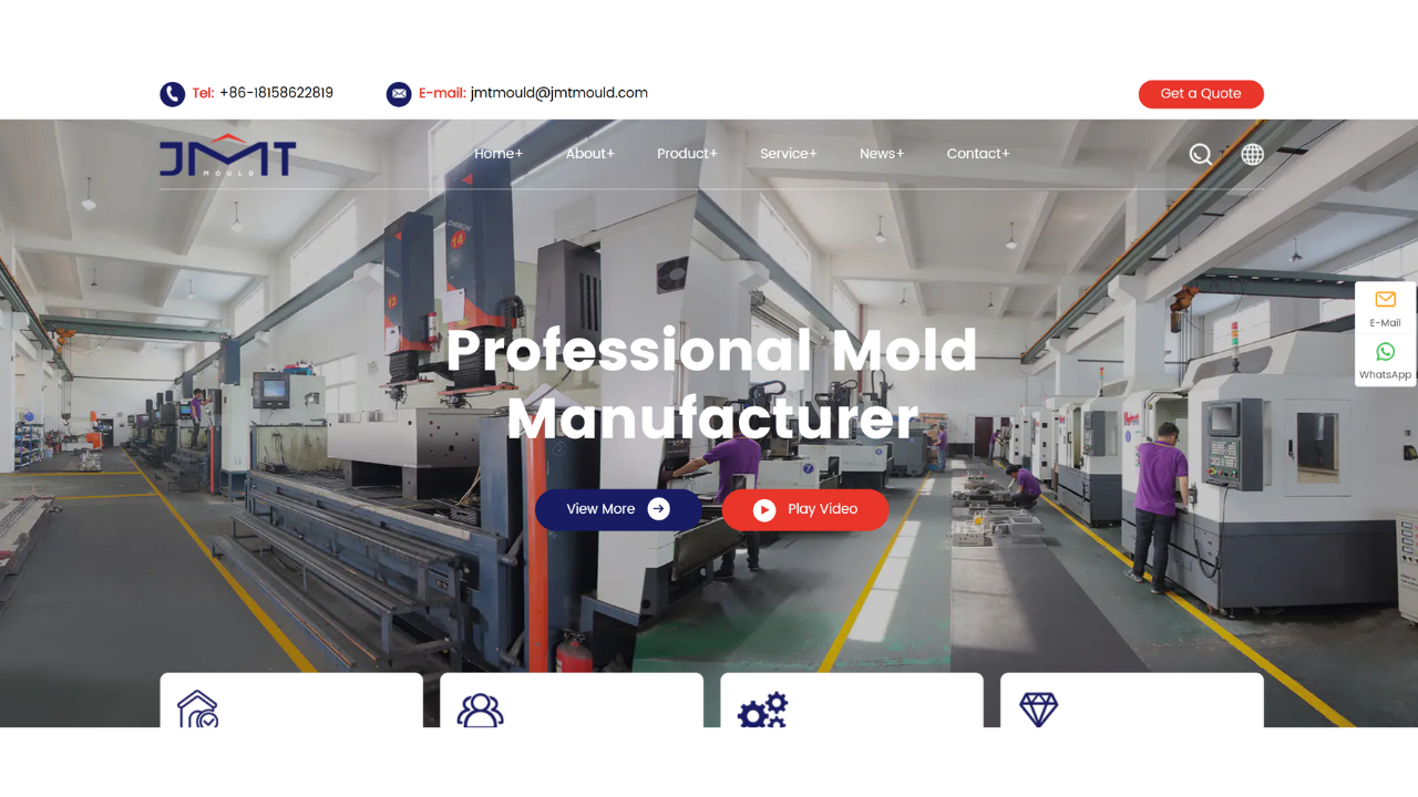 JMT Automotive Mold facility, a top 10 injection mold maker in China.