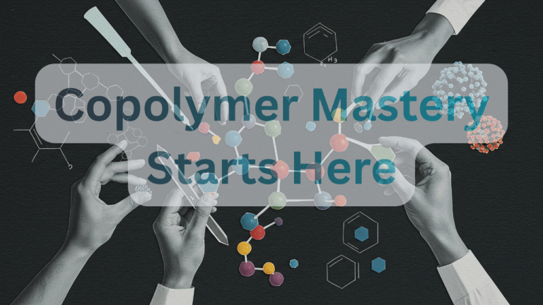 Hands working with molecular structures